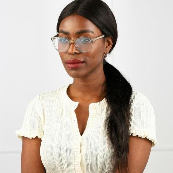 🫧NEW GUCCI LOGO GG0184S 001 Transparent Gray Photochromic Square Unisex Frame - Picture 8 of 15